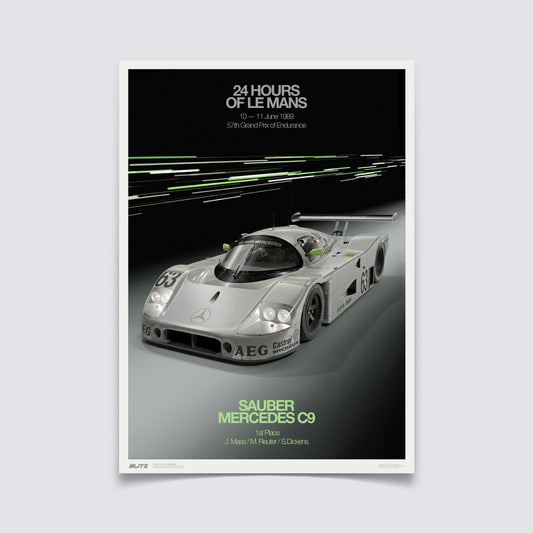 SAUBER-MERCEDES C9 – 24 HOURS OF LE MANS 1989 WINNER – 1