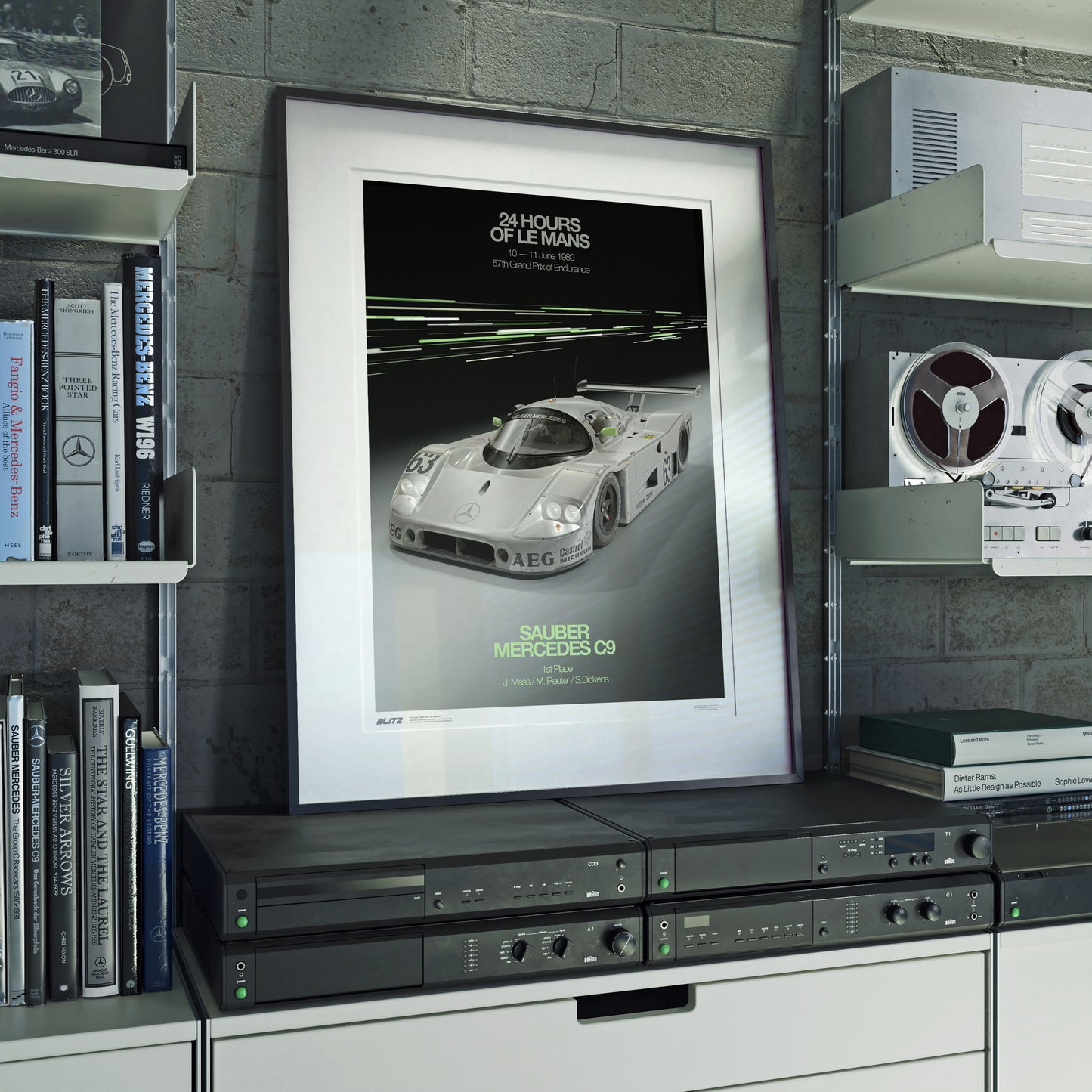 SAUBER-MERCEDES C9 – 24 HOURS OF LE MANS 1989 WINNER – 1