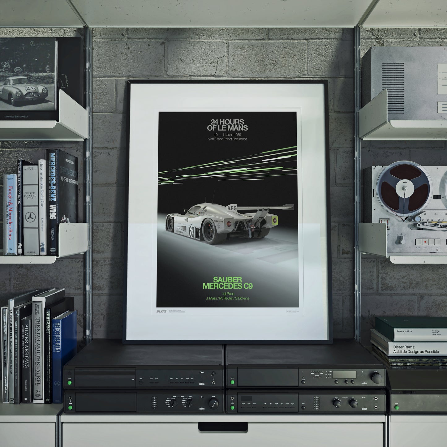 SAUBER-MERCEDES C9 – 24 HOURS OF LE MANS 1989 WINNER – 2