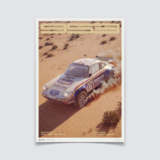 PORSCHE 953 – 1984 PARIS-DAKAR RALLY WINNER PORSCHE 911 – 1