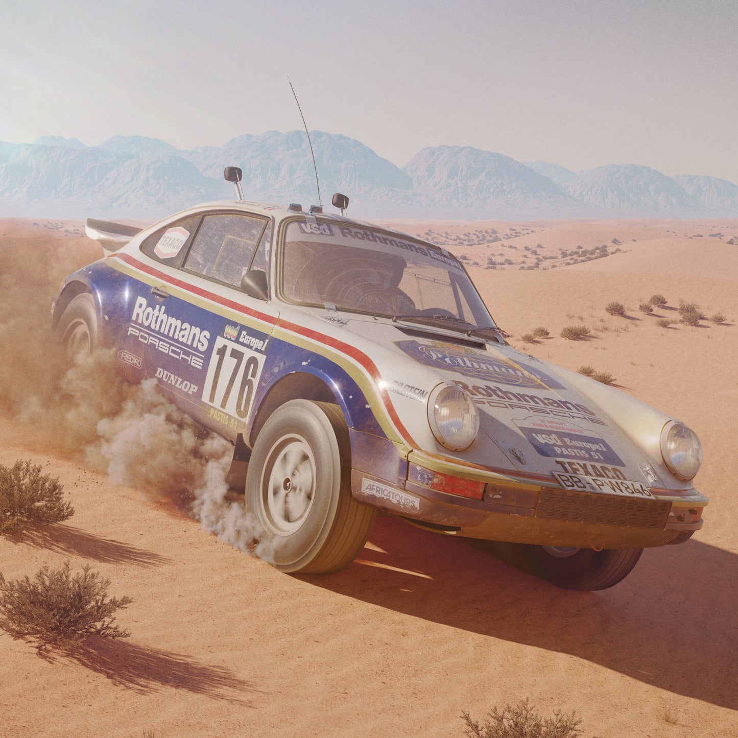 PORSCHE 953 – 1984 PARIS-DAKAR RALLY WINNER PORSCHE 911 – 2