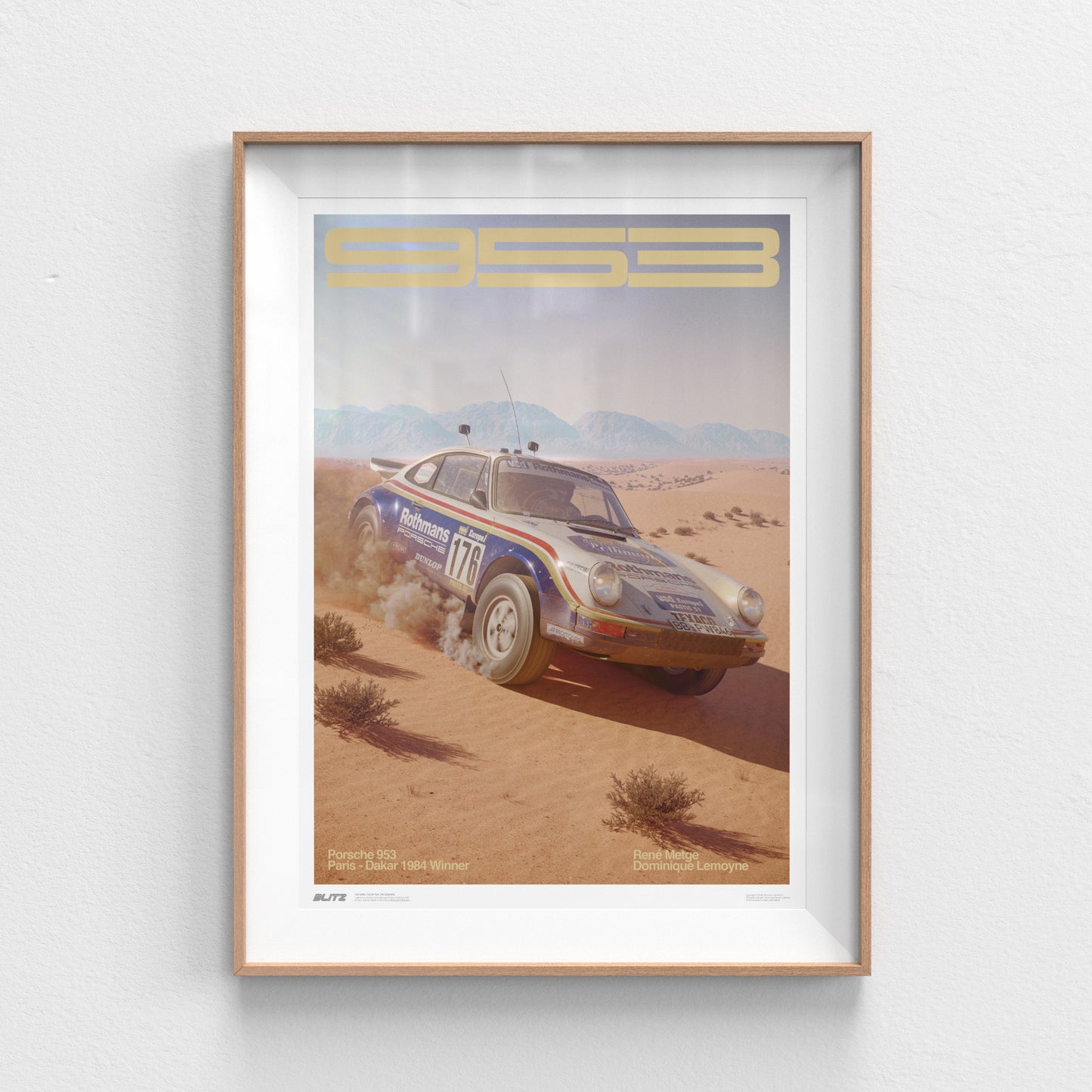 PORSCHE 953 – 1984 PARIS-DAKAR RALLY WINNER PORSCHE 911 – 2