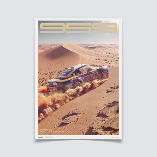 PORSCHE 959 – 1986 PARIS-DAKAR RALLY WINNER PORSCHE 959 – 1