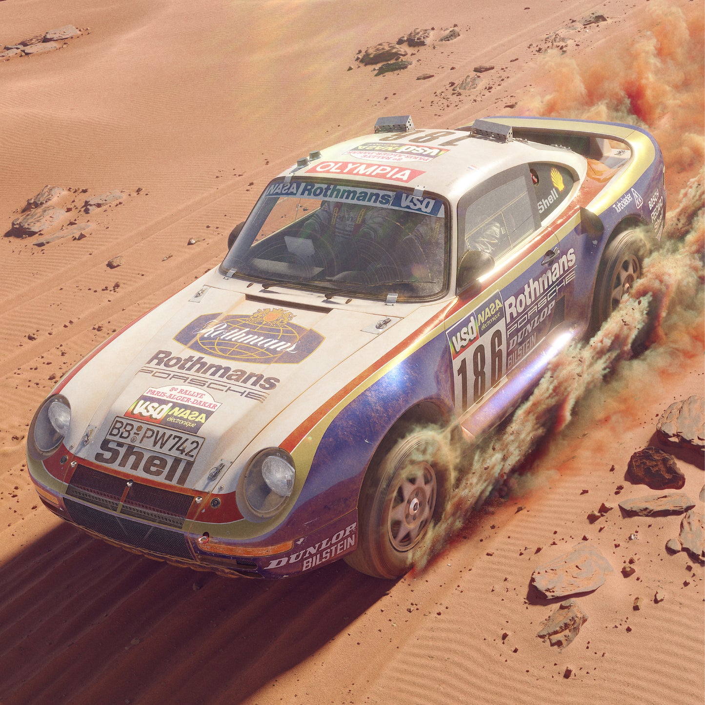 PORSCHE 959 – 1986 PARIS-DAKAR RALLY WINNER PORSCHE 959 – 2