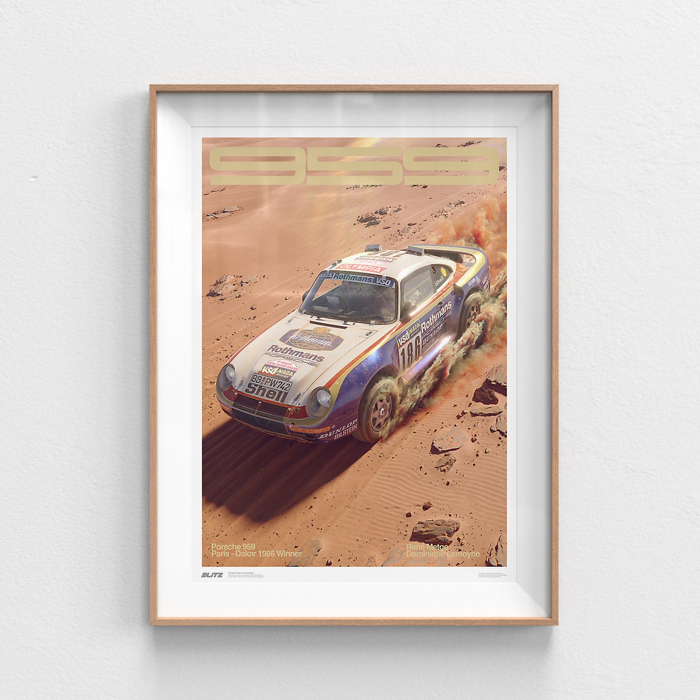 PORSCHE 959 – 1986 PARIS-DAKAR RALLY WINNER PORSCHE 959 – 2