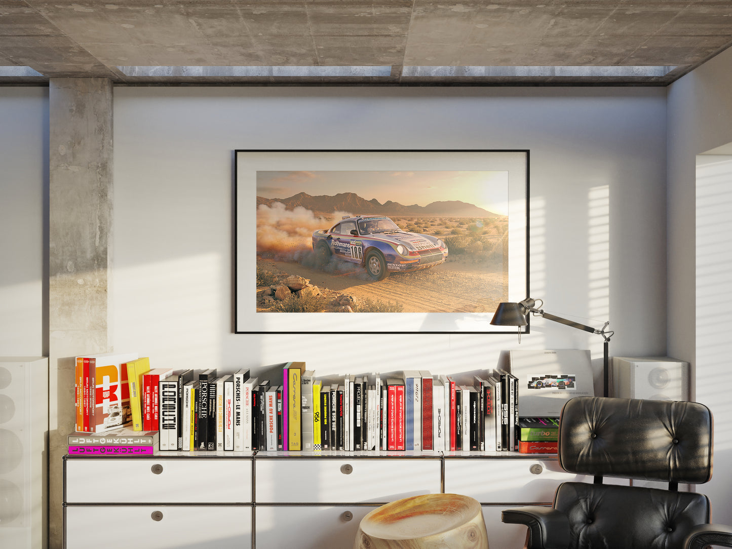 The Greatest Car of the Dakar - Porsche 959 - Paris Dakar Rally 1986 Winner - Fine Art Print