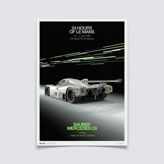 SAUBER-MERCEDES C9 – 24 HOURS OF LE MANS 1989 WINNER – 2