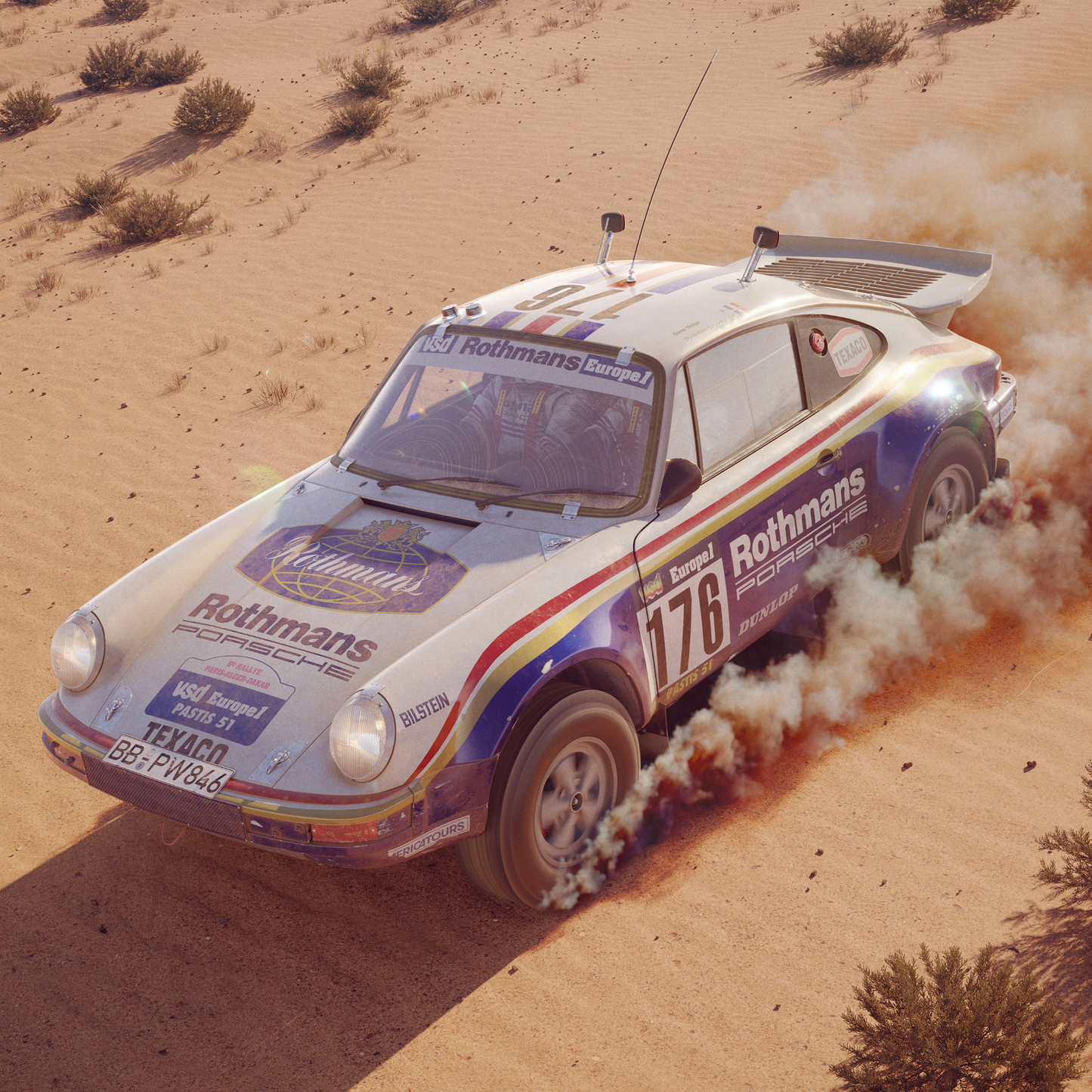 PORSCHE 953 – 1984 PARIS-DAKAR RALLY WINNER PORSCHE 911 – 1