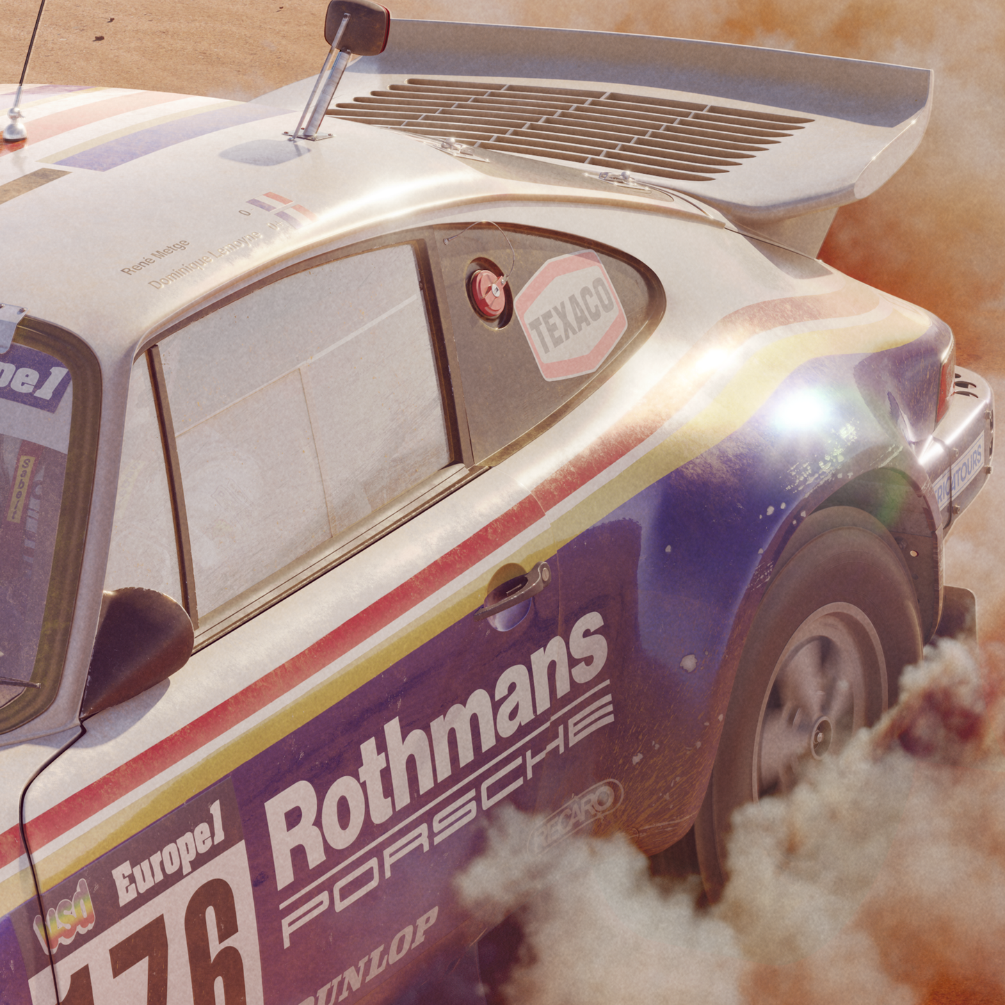 PORSCHE 953 – 1984 PARIS-DAKAR RALLY WINNER PORSCHE 911 – 1