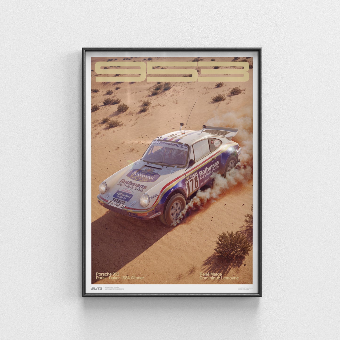 PORSCHE 953 – 1984 PARIS-DAKAR RALLY WINNER PORSCHE 911 – 1